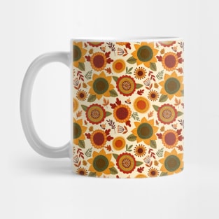 Flowers in Autumn Mug